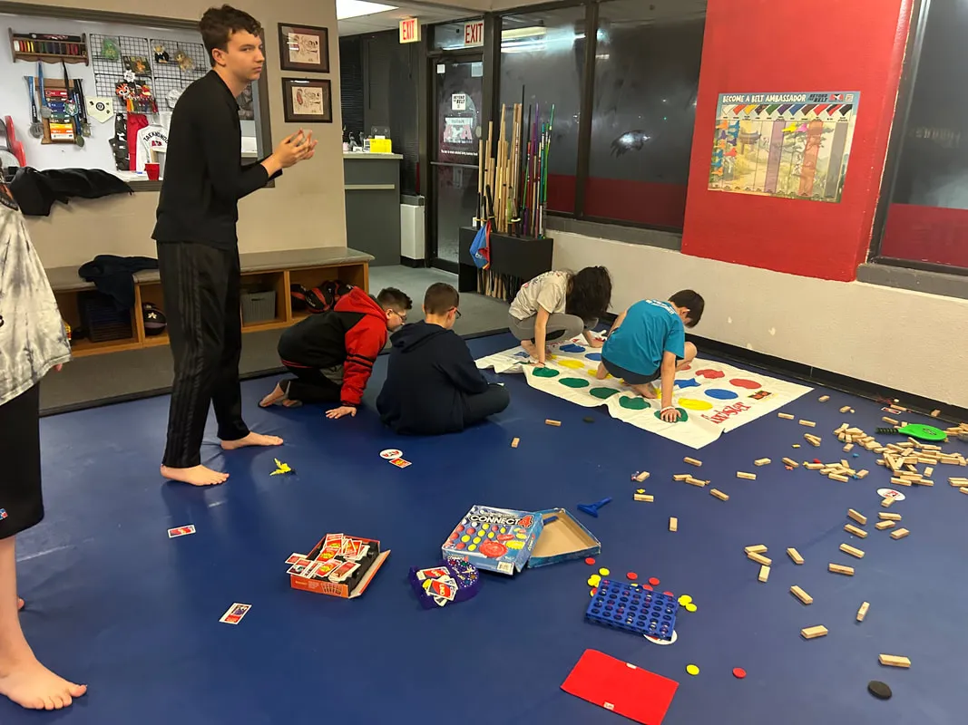 Kids having fun at summer camp